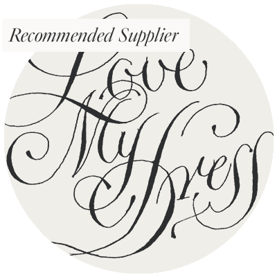 Love my wedding dress recommended supplier